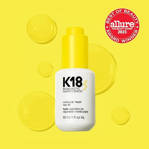 زيت K18 لإصلاح الشعر على المستوى الجزيئي