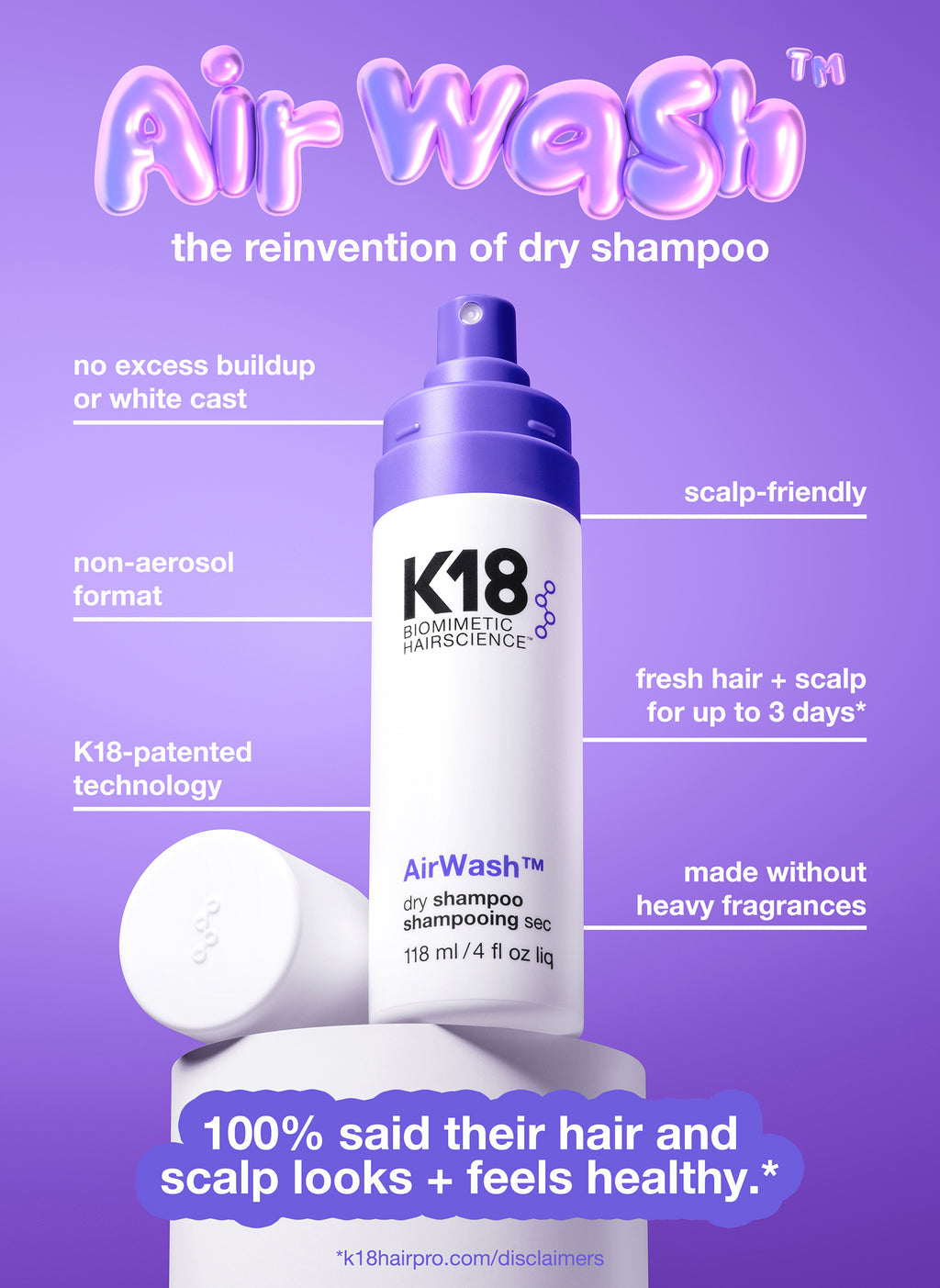 K18 Air Wash