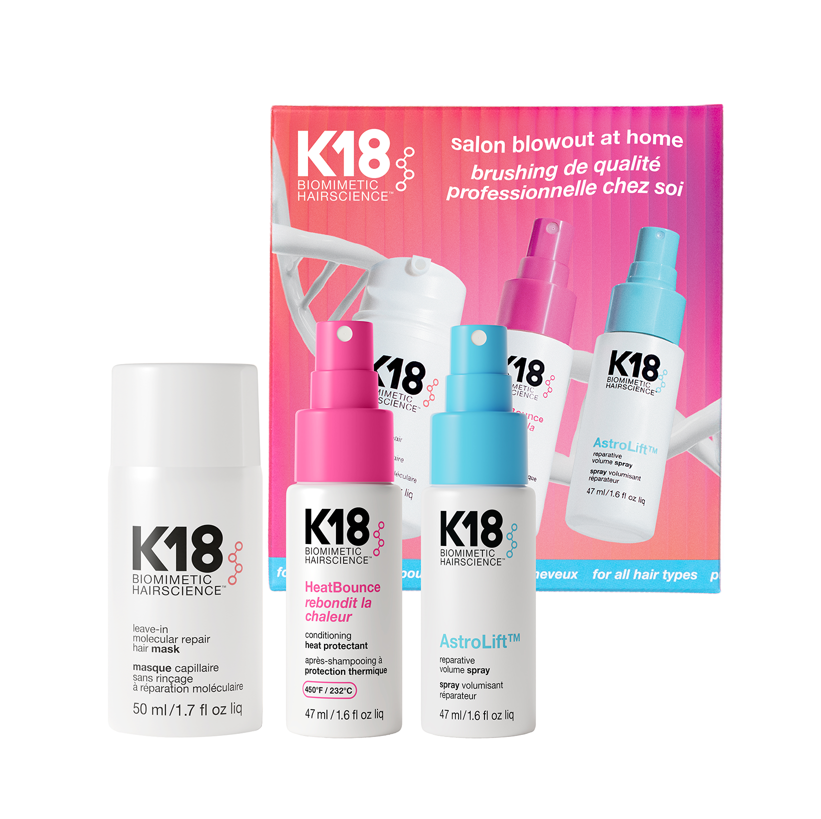 K18 Salon Blowout At Home Kit