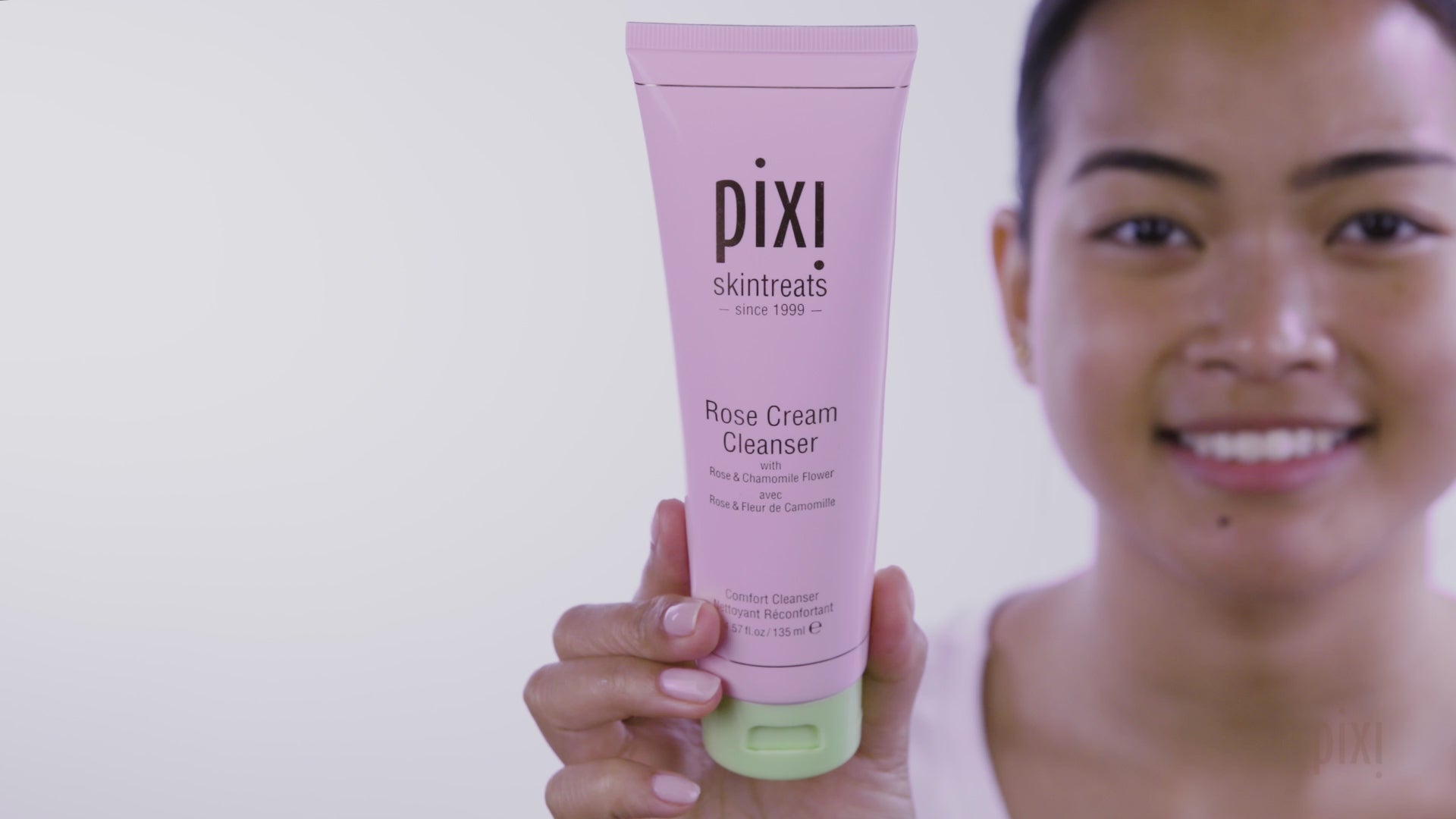 Load video: PIXI Rose Cream Cleanser